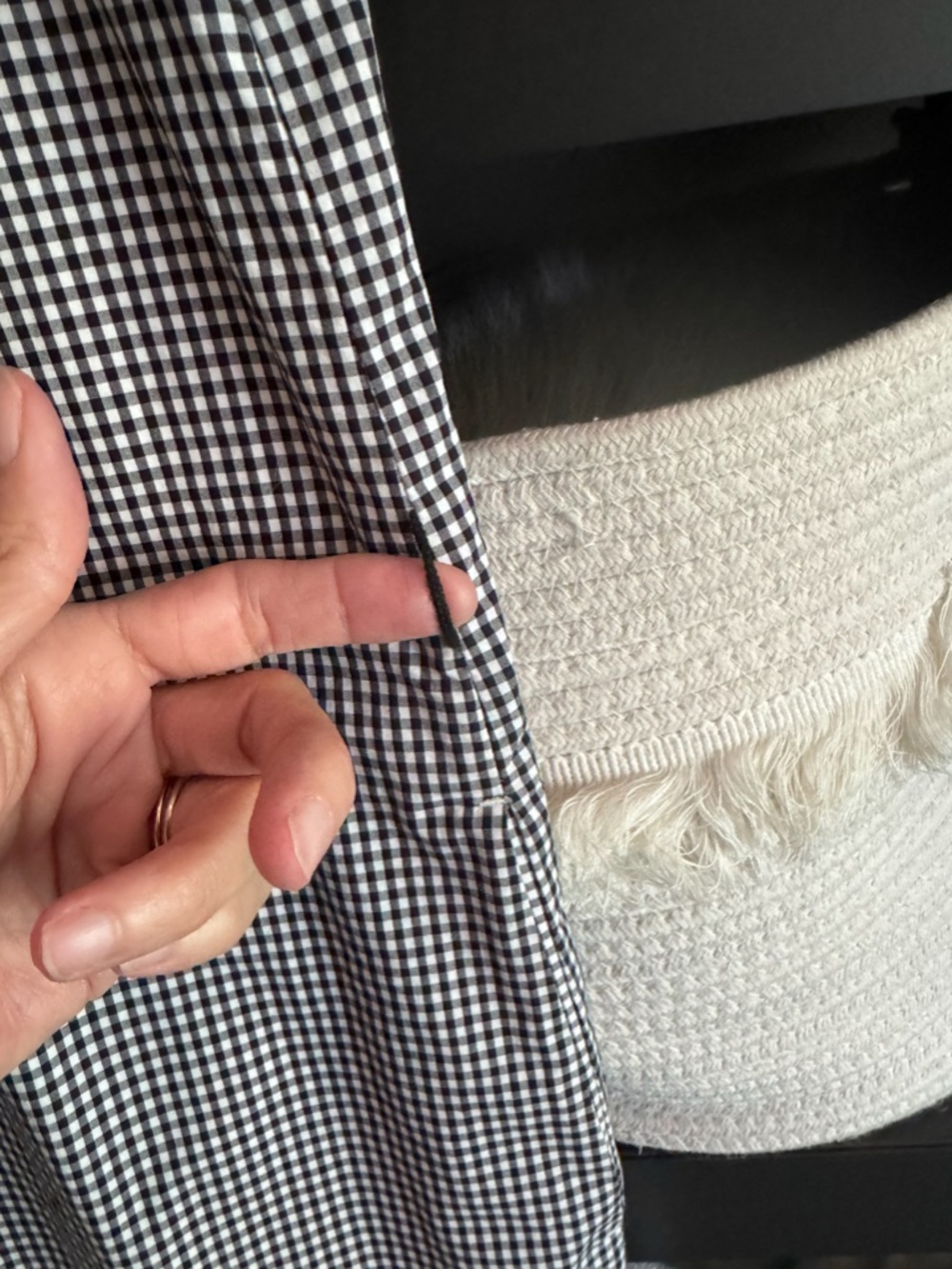 Gingham Ruffle Dress - Picture 8 of 9